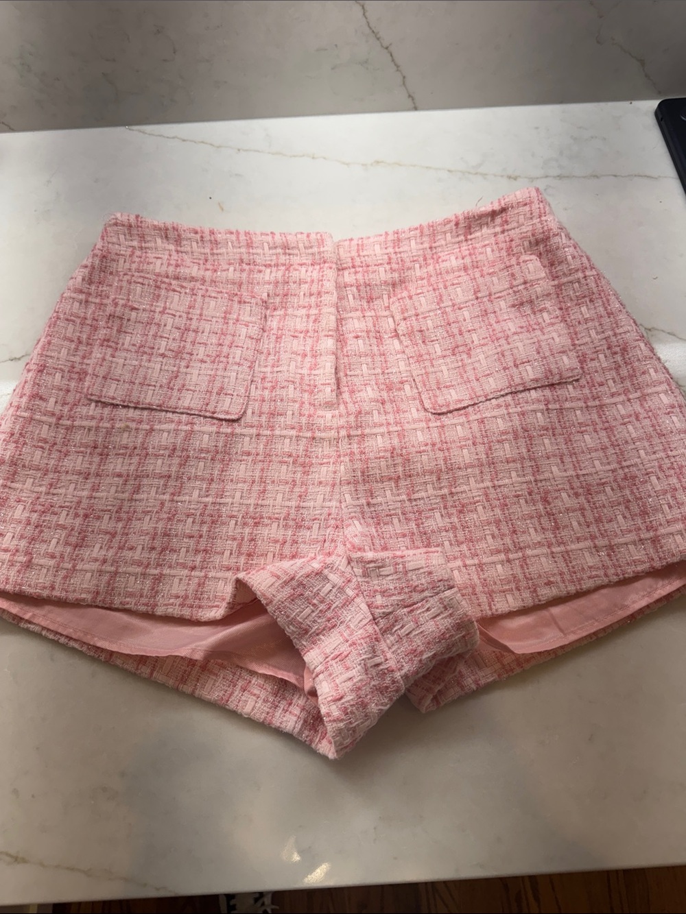 Pink Tweed Women’s Shorts from ASTR the Label